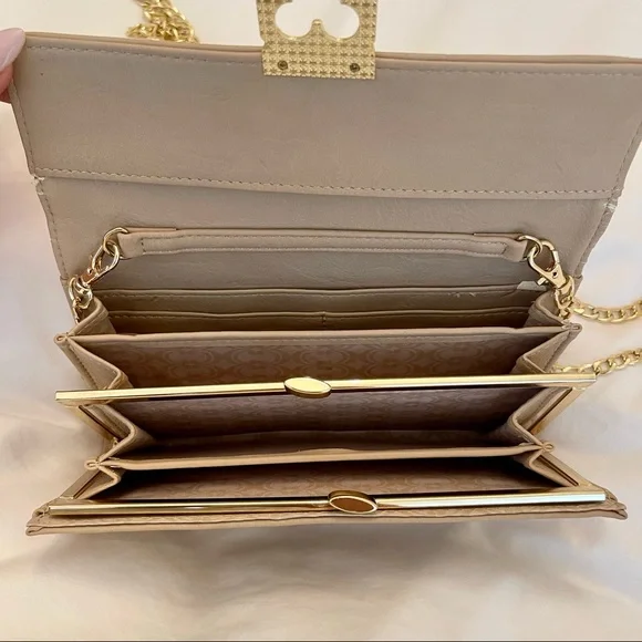 Tan crossbody wallet bag - Picture 3 of 6